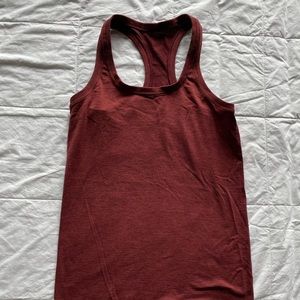 Maroon lululemon tank size 4 - swiftly tech line